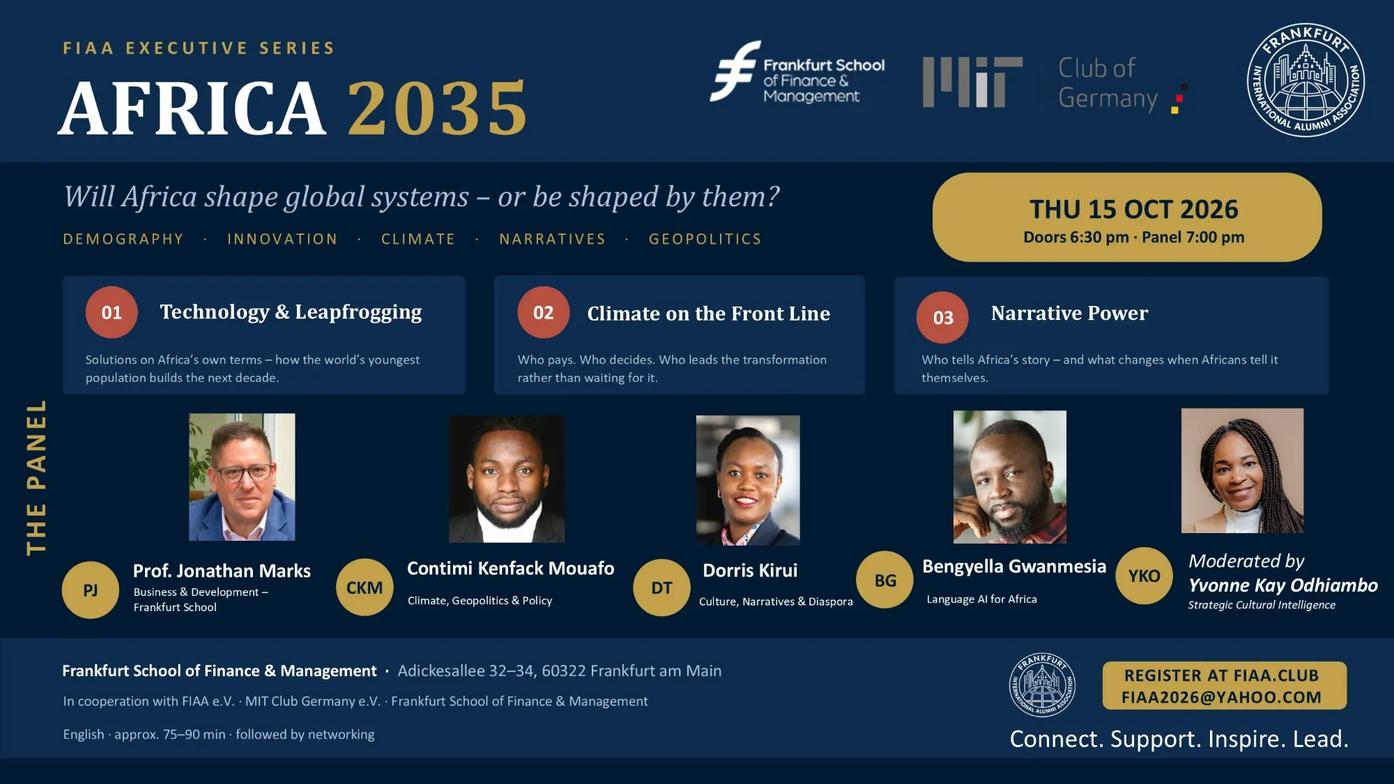 AFRICA 2035: Wird Afrika globale Systeme prägen — oder von ihnen geprägt?